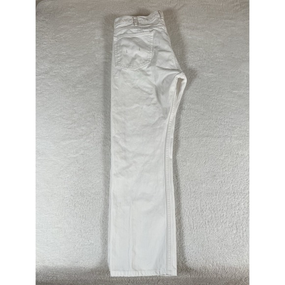 Vintage Polo Ralph Lauren Classic 867 White Denim Jeans Men's 38x30 (40x32) - Picture 3 of 12